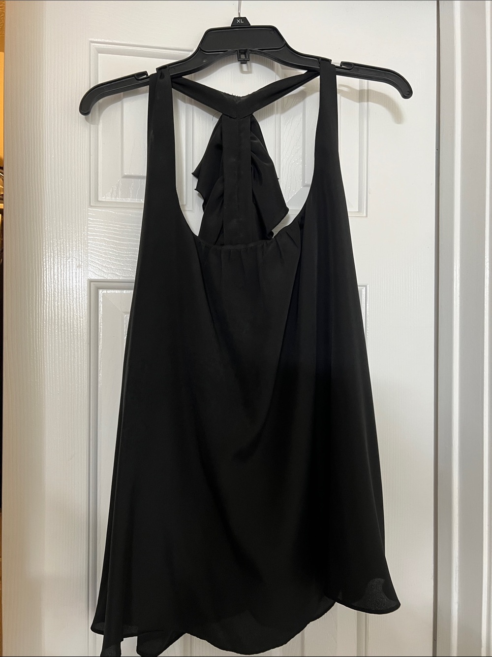 Justify Black Halter-Back Camisole